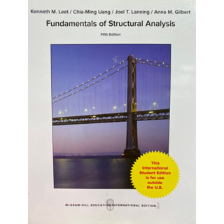 9781260083330 FUNDAMENTALS OF STRUCTURAL ANALYSIS
