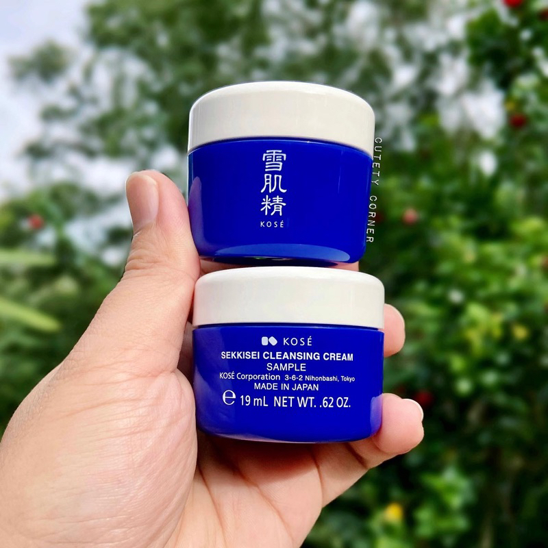 kose-sekkisei-cleansing-cream-19ml-โคเซ่คลีนซิ่งครีมล้างเครื่องสำอาง