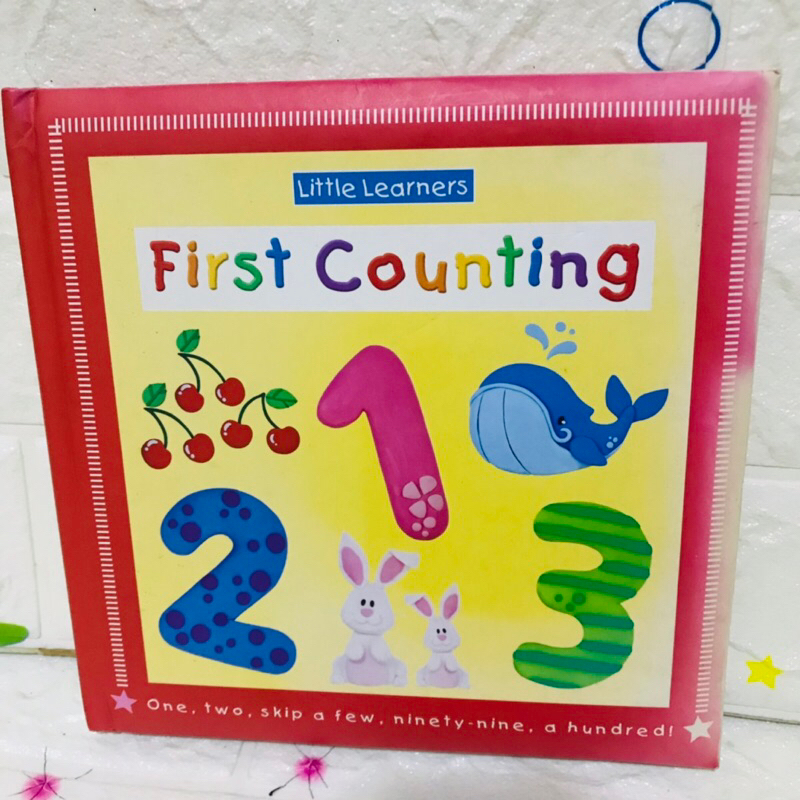 board book Little Learners First Counting 1 2 3 ปกนวมมือสอง-bc1 ...