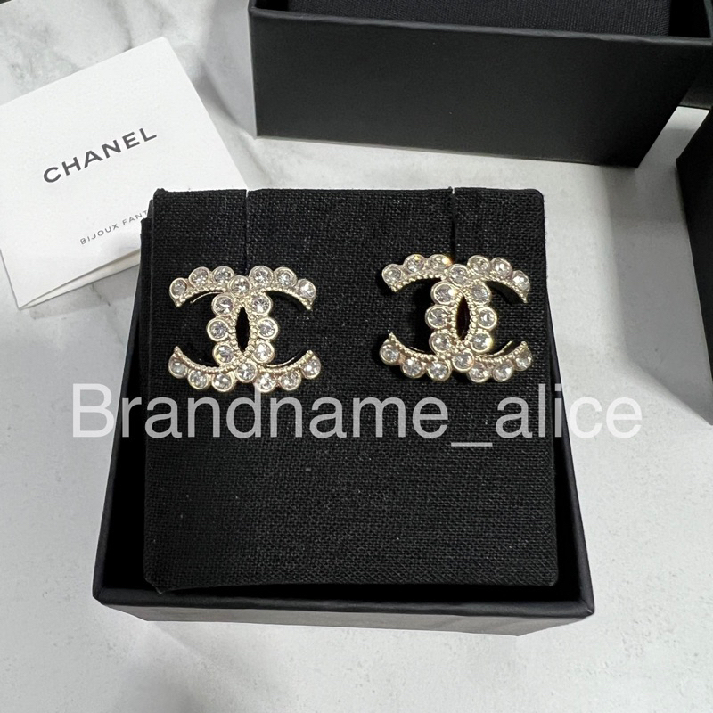 แท้-ต่างหู-chanel-earrings