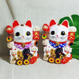 แมวกวักญี่ปุ่น แมวมงคล แมวนำโชค แมวกวัก มาเนกิเนะโกะ ตุ๊กตาแมว ตกแต่งร้าน ตั้งโชว์