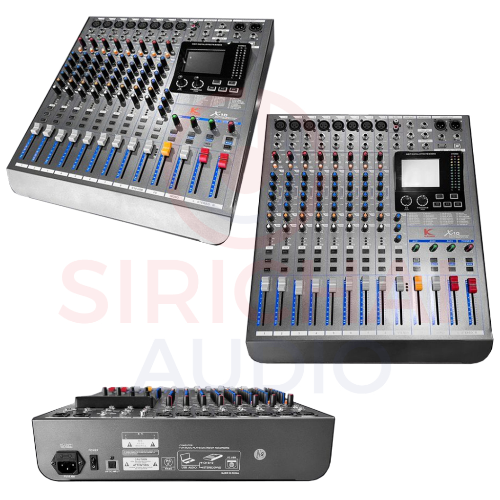 DIGITAL MIXER มิกซ์ดิจิตอล K.POWER รุ่น X10 Shopee Thailand