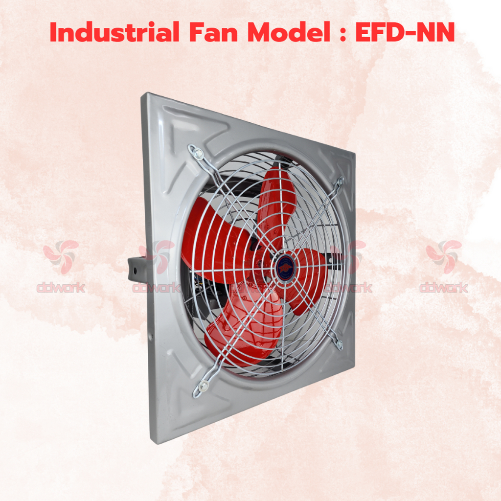 พัดลมอุตสาหกรรม-24-นิ้ว-efd-nn-แบบขับตรงใบพัด-24-นิ้ว-ขอบนอก-72x72-ซม-พัดลมโรงงาน-พัดลมใบแดง-พัดลมระบายอากาศ-พัดลมโกดัง