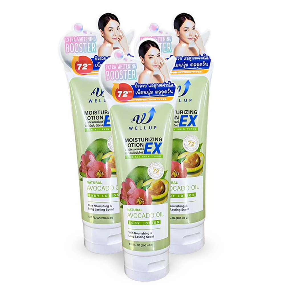 wellup-moisturizing-lotion-ex-200ml-ครีมอาโวคาโดบำรุงผิวสวย-กระจ่างใส-เนียนนุ่ม-72ชม