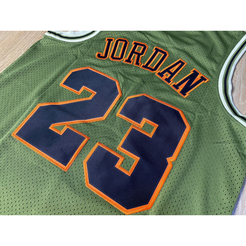 เสื้อบาส-bulls-jordan-23-เขียว