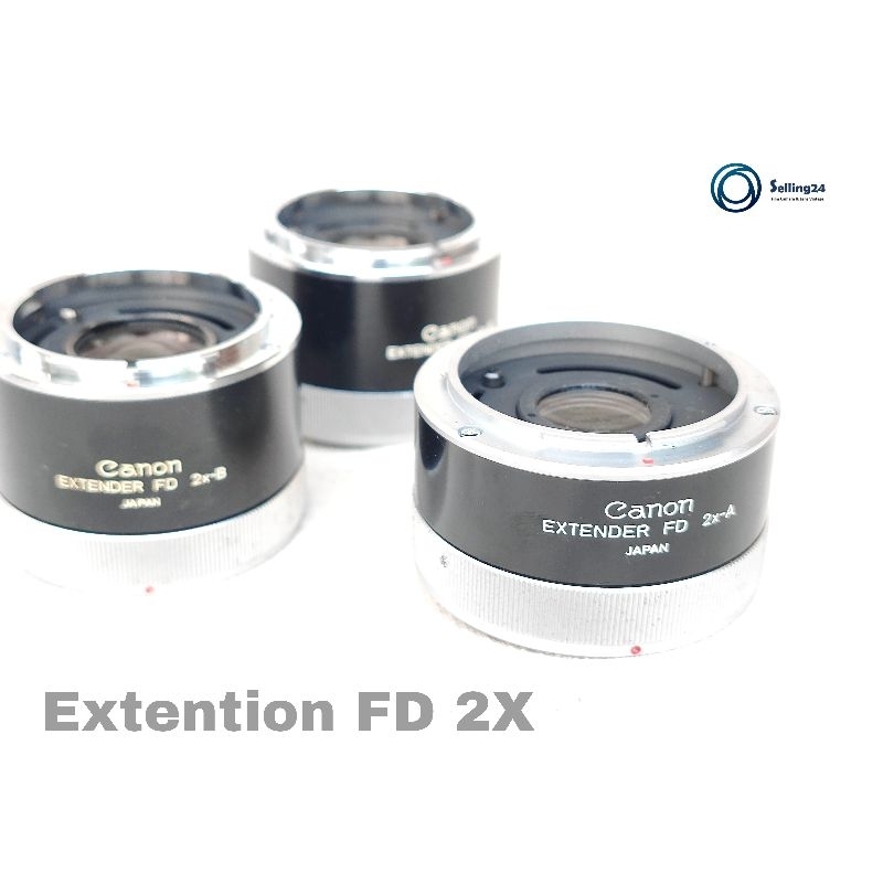 เลนส์อะเดปเตอร์ CANON Extender FD 2x-B teleconverter Lens fit FD Camera ...