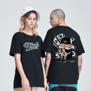 KU$H แฟชั่น เสื้อผู้ชายและหญิง Unisex สไตล์คอตตอนฮัสเซิล