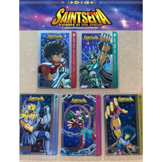 Oden-Ya [การ์ดโอเดนย่าเซนต์เซย่า Saint Seiya] ระดับ TR (ขอบเงิน) ครบชุด 5 ใบ