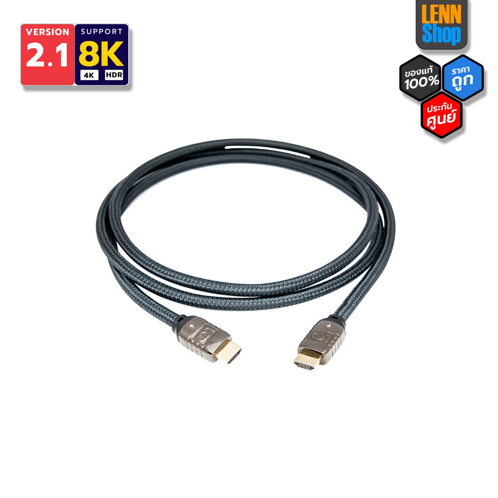 ภาพสินค้าHITMAN HDMI : 2M / ทองแดง OFC HDMI V2.1 8K, eARC, Dolby Vision, HDR10+, Dolby Atmos, DtsX ประกันศูนย์ไทย จากร้าน lennshophifi บน Shopee ภาพที่ 2