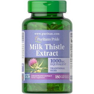 ภาพขนาดย่อของภาพหน้าปกสินค้าPURITAN'S PRIDE MILK THISTLE EXTRACT 1,000 mg จากร้าน onetyone บน Shopee