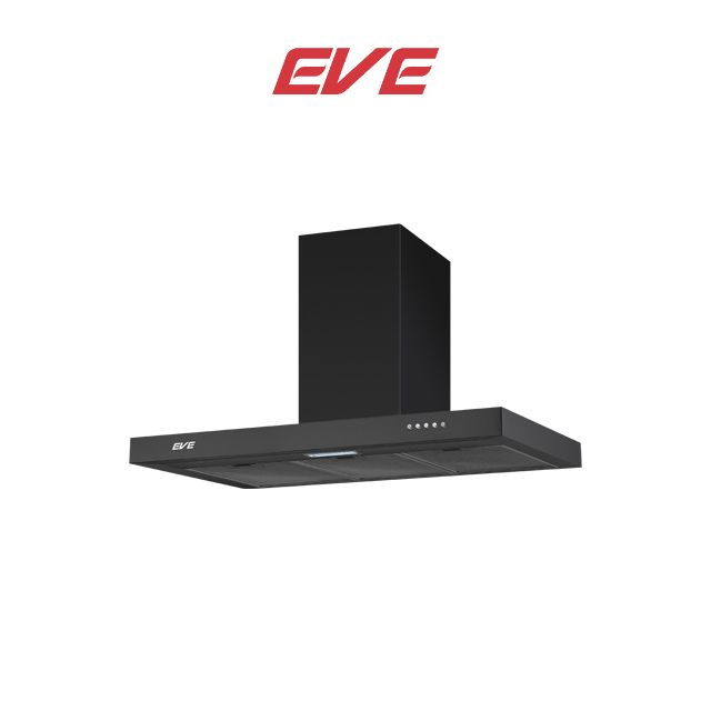 eve-เครื่องดูดควันติดผนังสีดำ-ทรงกระโจมทีเชฟ-รุ่น-hc-shadow-90-pl