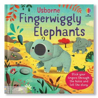 DKTODAY หนังสือ USBORNE FINGERWIGGLY ELEPHANTS (AGE 1+)