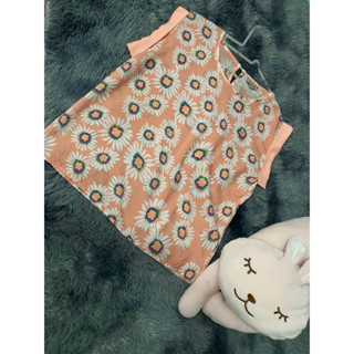เสื้อแขนล้ำ ลายดอกไม้น่ารัก มือ2