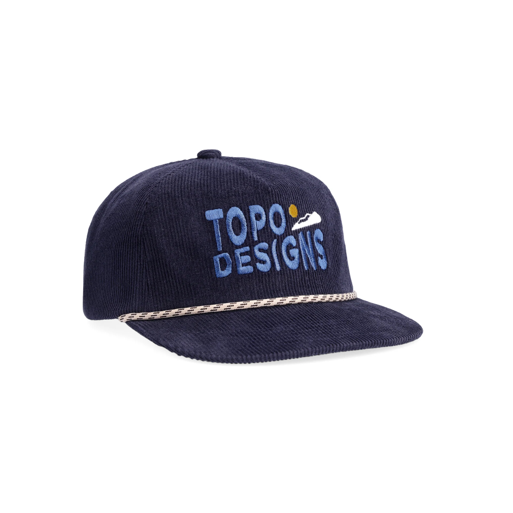 topo-designs-หมวก-รุ่น-corduroy-trucker-hat-sunrise-navy