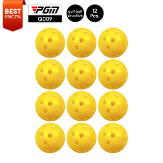 [11GOLF] 12Pcs X Golf Ball Hollow ลูกกอล์ฟ สำหรับฝึกซ้อม PGM Q009