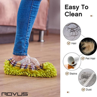 Rovus Nano Slippers 🛼 รองเท้านาโนจับฝุ่น ดันฝุ่น ถูพื้นบ้านพร้อมออกกำลังกาย 🏡✨