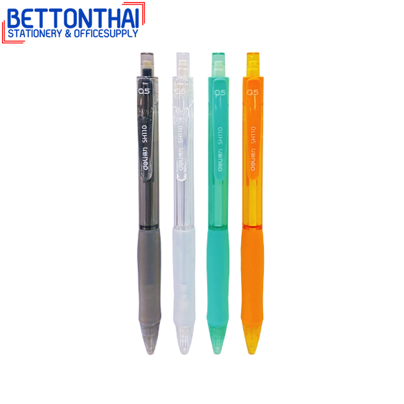 deli-sh110-mechanical-pencil-ดินสอกด-ขนาด-0-5mm-คละสี-1-แท่ง-ดินสอ-เครื่องเขียน-อุปกรณ์การเรียน-อุปกรณ์เครื่องเขียน