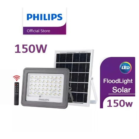 philips-solar-flood-light-bvc080-1500lm-โคมไฟเอนกประสงค์-พร้อมแผงโซลาร์และรีโมทควบคุม-150-วัตต์