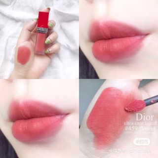 แท้ทั้งร้าน !! ลิปดิออร์ของแท้ ราคาถูก DIOR ROUGE ULTRA CARE LIQUID สี 459 ขนาดปกติ #NO BOX