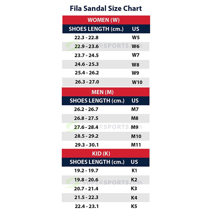 รองเท้าแตะหนีบจากfila