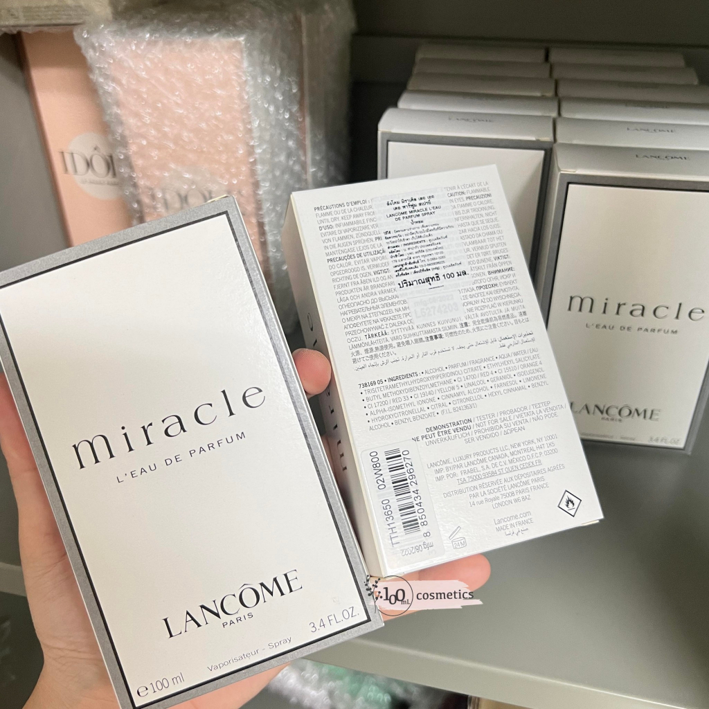 น้ำหอม-lancome-miracle-edp-100ml-ป้ายห้างเซนทรัล-ผลิต-08-2022-สินค้าของแท้-100