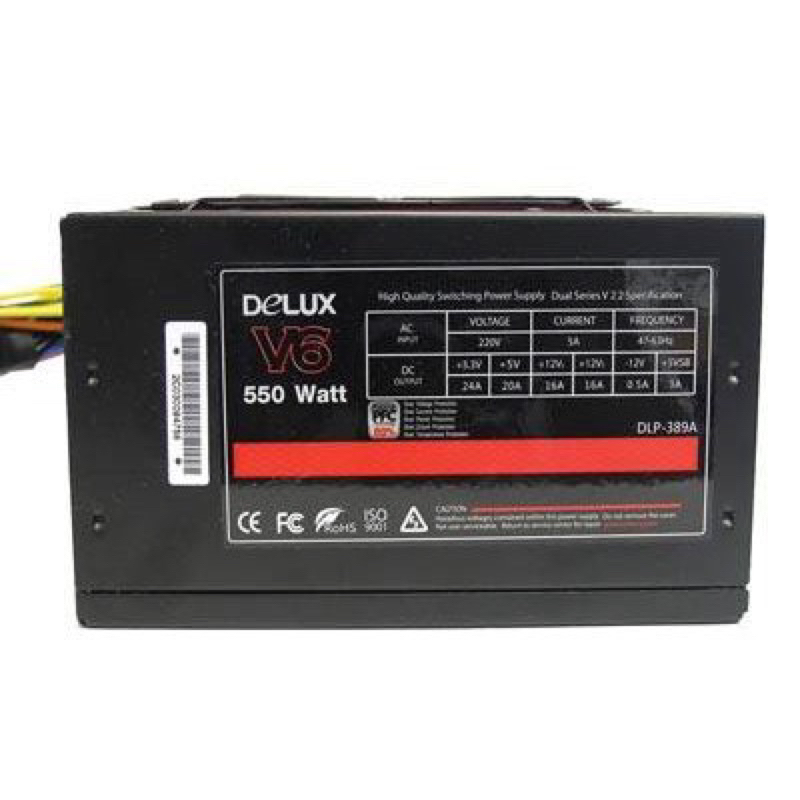 power-supply-delux-v6-550w-กำลังไฟเต็ม550w-ประกัน3ปี