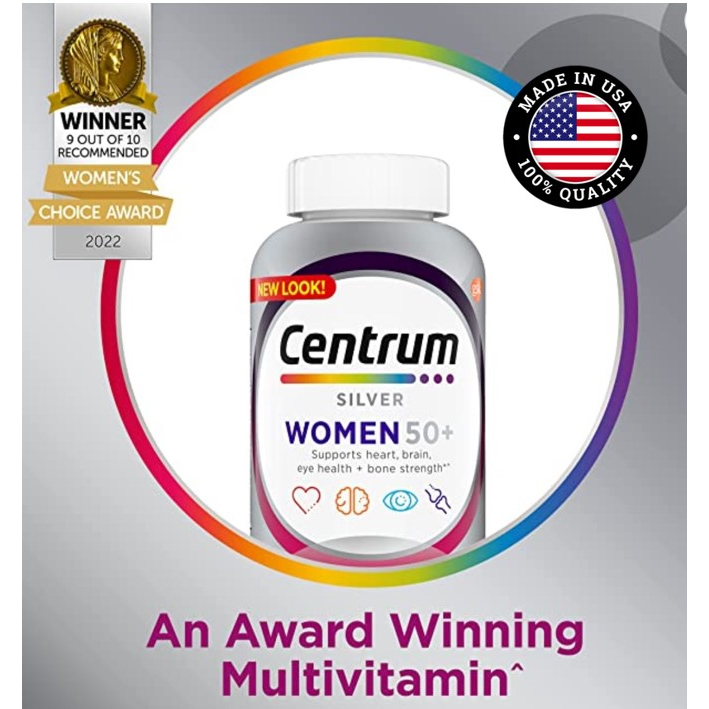 Centrum Multivitamin Silver Women 50 Shopee Thailand