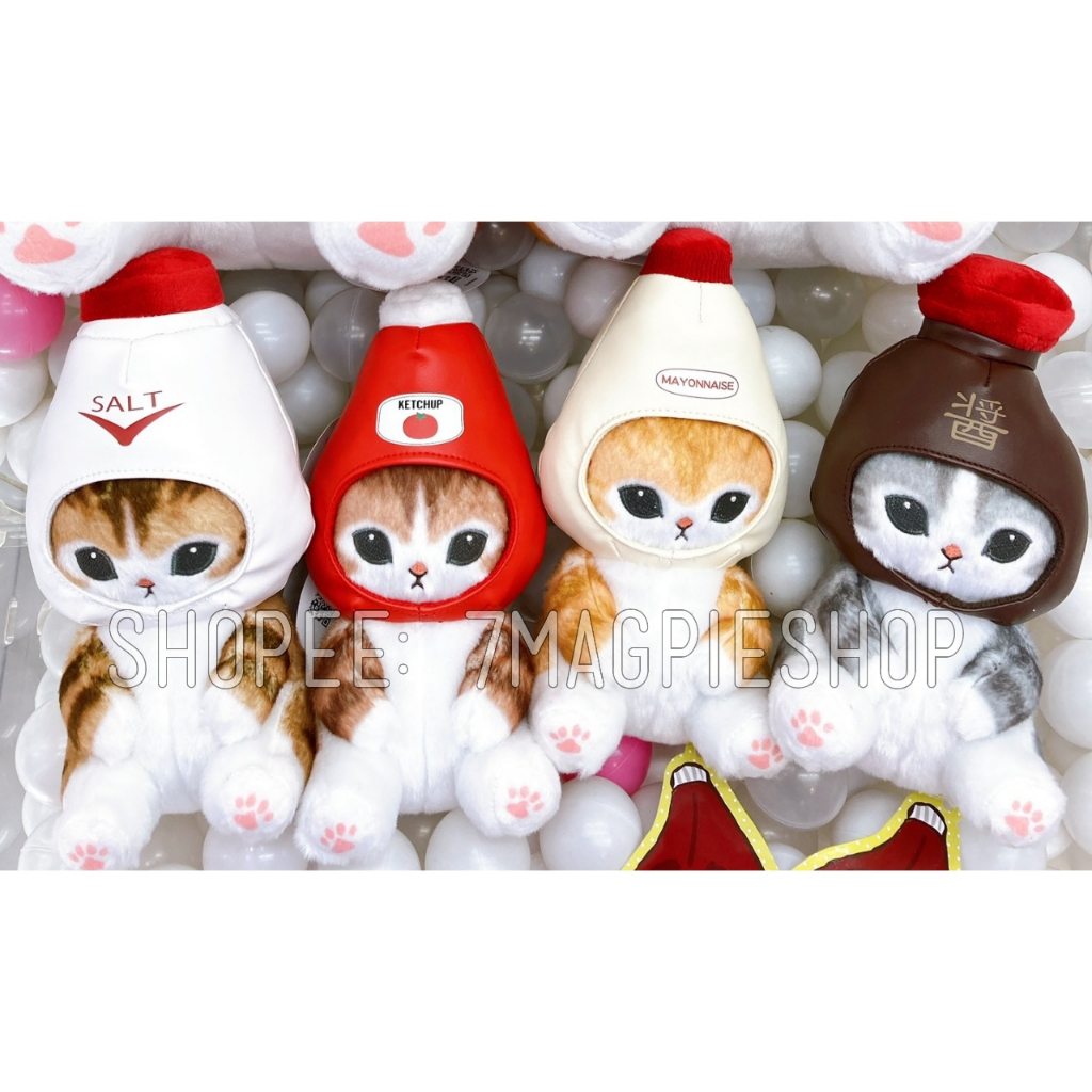 ตุ๊กตา-mofusand-obento-เครื่องปรุง-fruits-nyan-rabbit-kitten-plushy-15cm-30cm-ลิขสิทธิ์แท้-fukuya-แมว-กระต่าย-ผลไม้