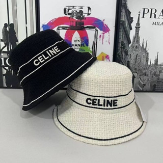 หมวก CELINE BUCKET ผ้าทวิต งานปัก 2ด้าน โลโก้แบรนด์&ชื่อแบรนด์ ใส่ได้ 2ฝั่ง มีโลโก้ภายใน