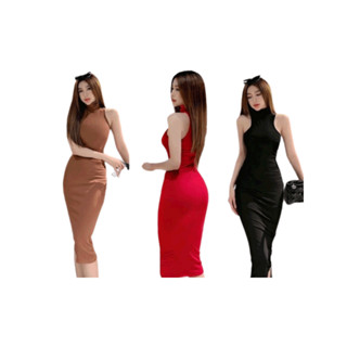 โปรโมชั่น : mnv_shopเดรสยาวคอเต่า ทรงแขนกล้าม ผ้านิ่มใส่สบาย ทรงสวย‼️ดูแพงสุดๆ ‼️ราคาเบาๆ แต่ได้ลุกแพงๆ‼️‼️