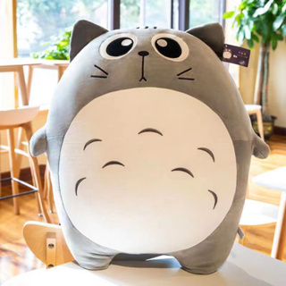 🐯การ์ตูนของขวัญวันเกิดหมอนนุ่มขนาดใหญ่ตุ๊กตาสัตว์มาพร้อมกับของเล่นเด็กการ์ตูนตัวละคร Totoro ของเล่นตุ๊กตาแมว ขงเล่นยัด