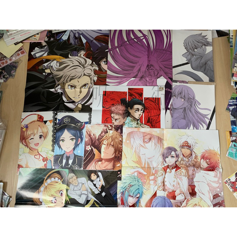 รวม-โปสเตอร์อนิเมะ-posters-anime-สินค้าแท้จากญี่ปุ่น-มีรอยพับ