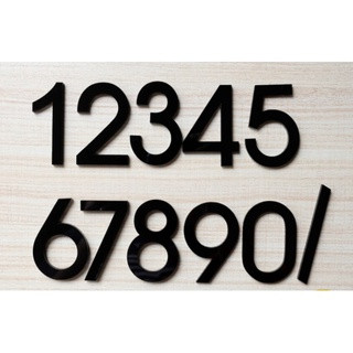 ป้ายเลขที่บ้าน ตัวเลขอะคลิลิค  ป้ายบ้านเลขที่ ตัวเลขติดบ้านเลขที่  บ้านเลขที่ เลขที่บ้าน