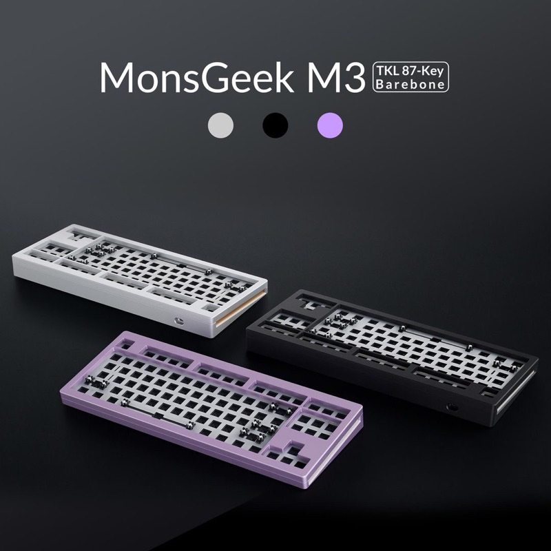 คีย์บอร์ด Monsgeek M3 TKL Hotswap USB-C RGB barebone aluminum ...