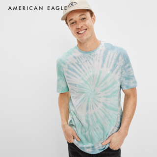 American Eagle Spiral Tie Dye T-Shirt เสื้อยืด ผู้ชาย แขนสั้น (NMSH 017-2897-313)