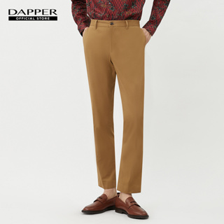 DAPPER กางเกงชิโน Basic Chino Slim-Fit Pants สีน้ำตาล (TC9E1/615SP)