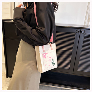 [ของแท้{พร้อมส่ง] กระเป๋า Starbucks Minti Tote Bag ลาย Sakura