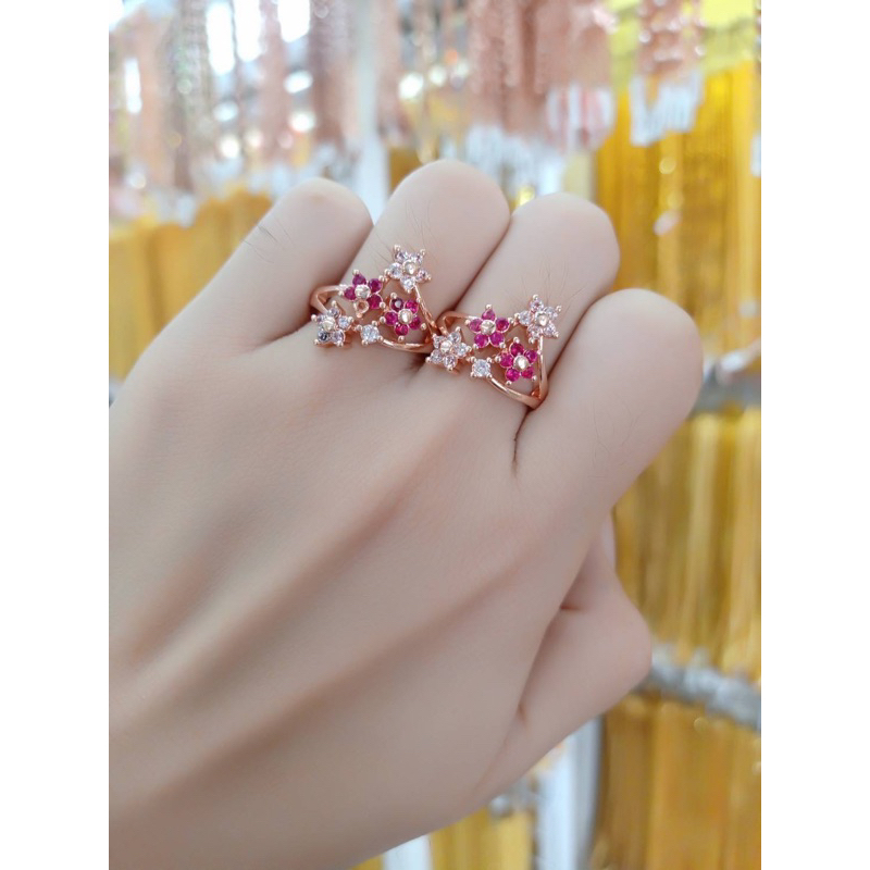 แหวนดาวเพชรพลอย-แหวนรูปดาว