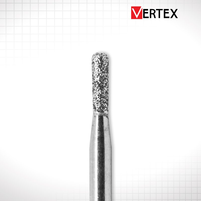 ( VERTEX ) Diamond Bur หัวกรอไดมอนด์ หัวกรอกากเพชร ทรง Cylinder – S835 ...