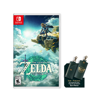 [แถมพวงกุญแจ] Ninitendo Switch : NS The Legend of Zelda: Tears of the Kingdom (US-Asia) + KEY POUCH