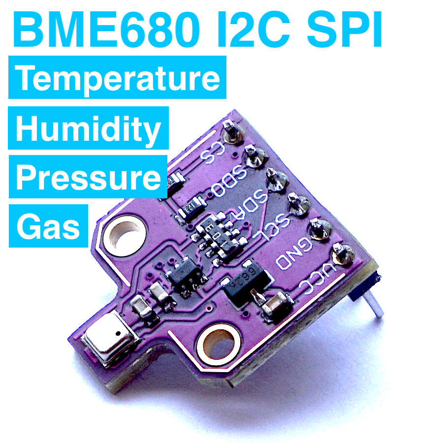 BME680 I2C SPI Temperature Humidity Pressure Gas Sensor Module พร้อมส่ง ...