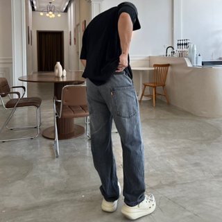 สินค้า Loosefit  jeans กางเกงยีนส์ขากระบอก #dumbdenim01