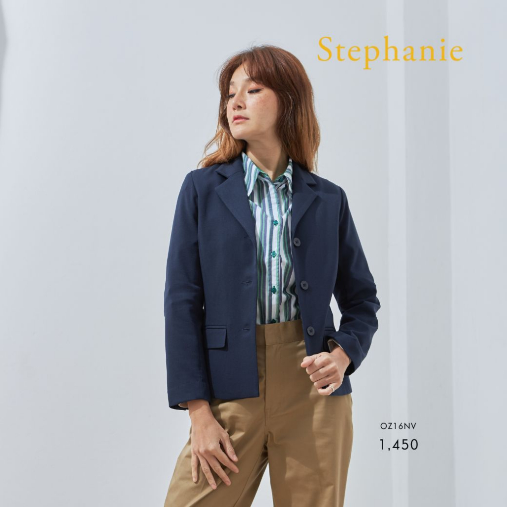 gsp-stephanie-เสื้อแจ็คเก๊ต-แขนยาว-สีกรม-oz16nv