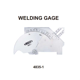 เกจวัดรอยเชื่อมอเนกประสงค์ Welding Gage INSIZE รุ่น : 4835-1 (*สินค้าใหม่ ภาพถ่ายจากสินค้าจริง*)