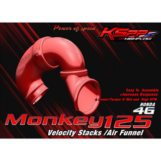 KSPP ปากแตรแต่ง สำหรับ Monkey 125 4G Honda Velocity stack