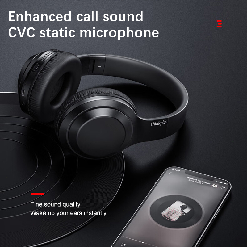 lenovo-th10หูฟังสำหรับเล่นเกมหูฟังบลูทูธ-tws-หูฟังสเตอริโอบลูทูธ-พร้อมไมโครโฟน-สําหรับ-headphones-with-hd-music-with-mic