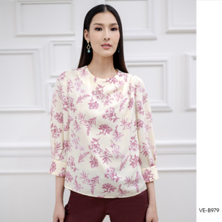 AMILA Blouse VE-B979 by VERONIQA พีชสกิน แขนยาว IGPU22-11