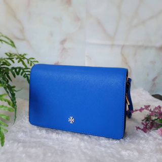 กระเป๋าสะพาย Tory Burch Emerson Combo Crossbody Handbag Black Saffiano Leather #toryburch #ของแท้