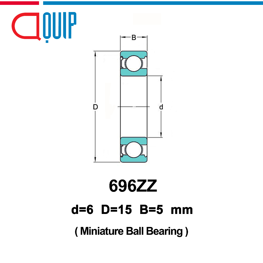 696zz-sbc-ตลับลูกปืนเม็ดกลมร่องลึก-ฝาเหล็ก-2-ข้าง-ขนาด-6x15x5-มม-miniature-ball-bearing-696-2z-696z