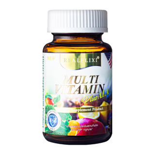 Real Elixir Multi Vitamin plus ALA วิตามินรวม ผสมเอ แอล เอ (1 ขวด 30 แคปซูล)